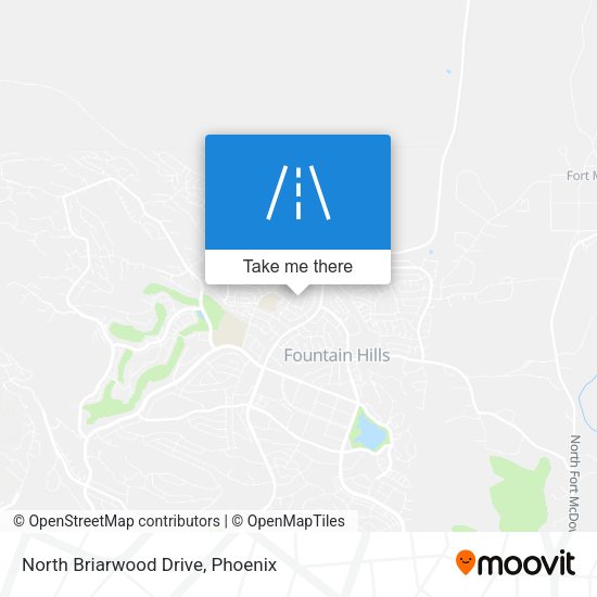 Mapa de North Briarwood Drive