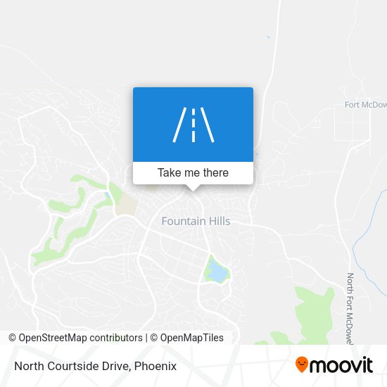 Mapa de North Courtside Drive