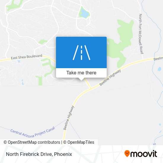 North Firebrick Drive map