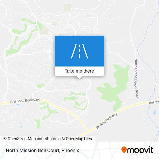 North Mission Bell Court map