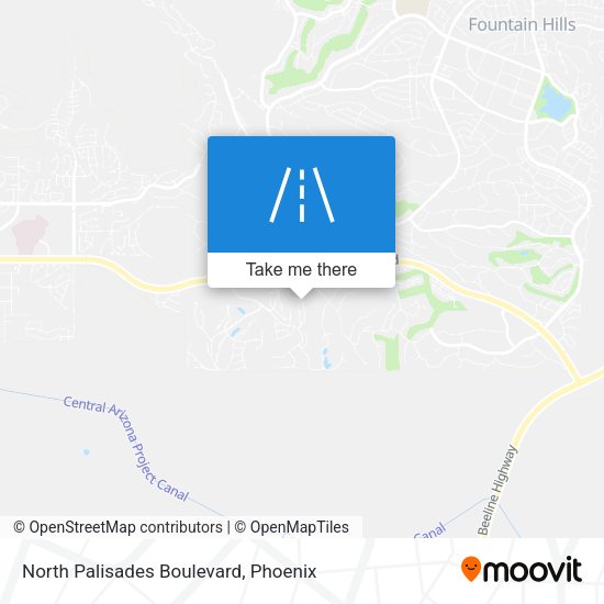 North Palisades Boulevard map