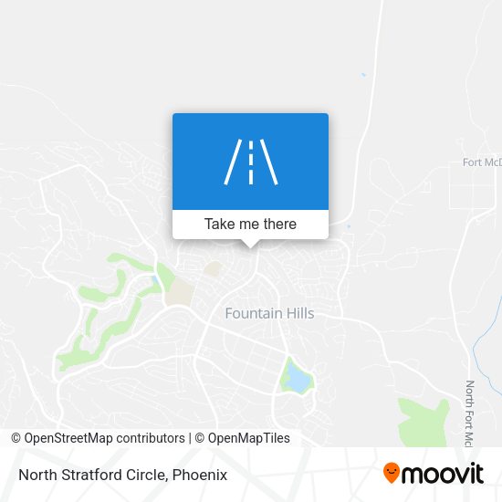 North Stratford Circle map