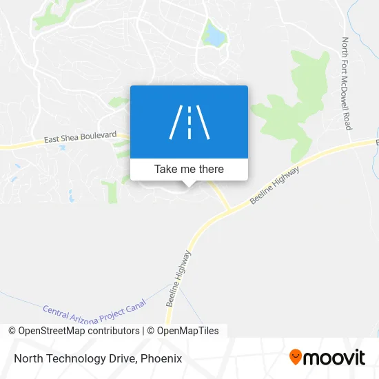 North Technology Drive map