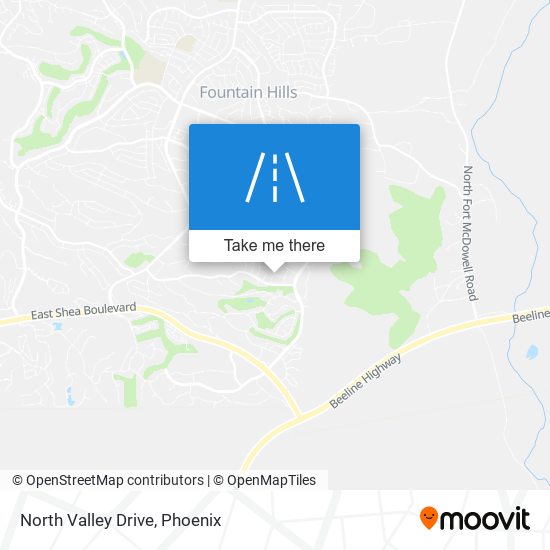 Mapa de North Valley Drive