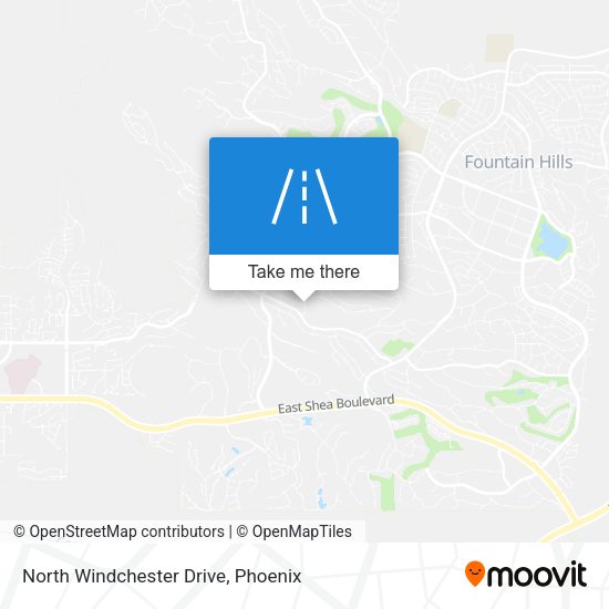 North Windchester Drive map