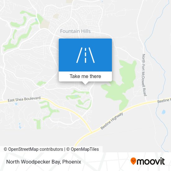 Mapa de North Woodpecker Bay