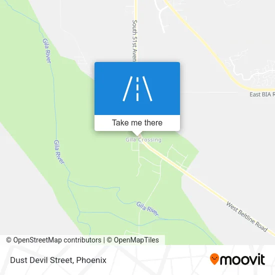 Dust Devil Street map