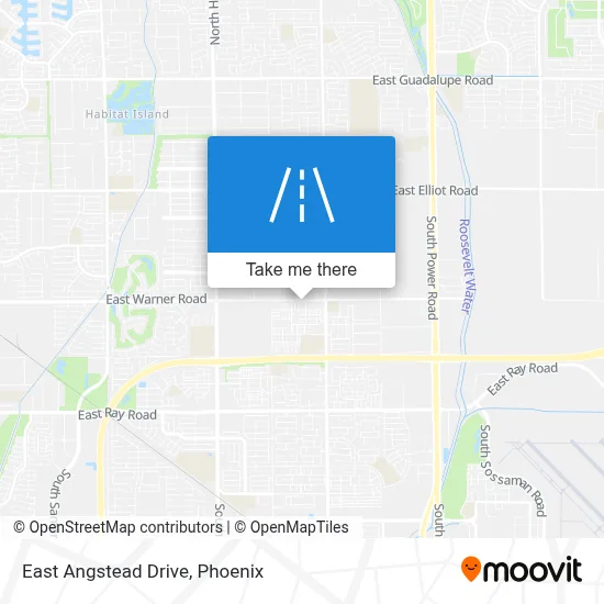 East Angstead Drive map