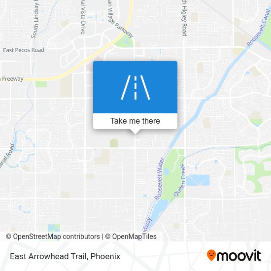 East Arrowhead Trail map