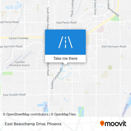 East Beauchamp Drive map