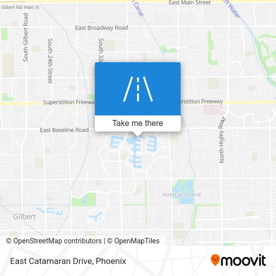 Mapa de East Catamaran Drive