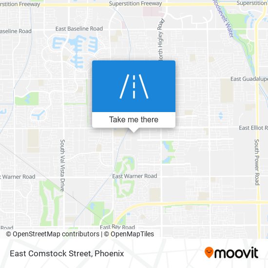 East Comstock Street map