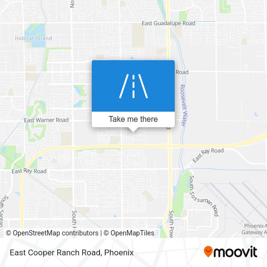 East Cooper Ranch Road map