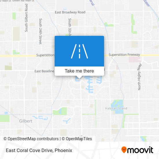 Mapa de East Coral Cove Drive