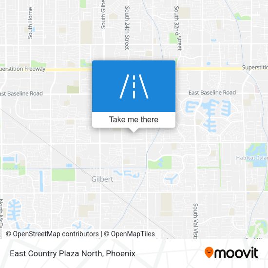 East Country Plaza North map