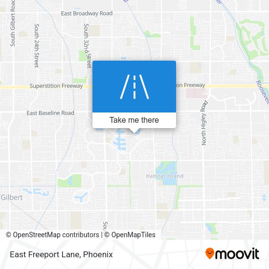 Mapa de East Freeport Lane