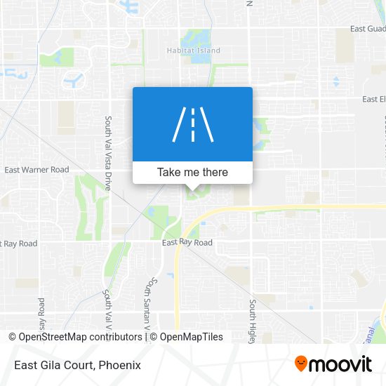 Mapa de East Gila Court