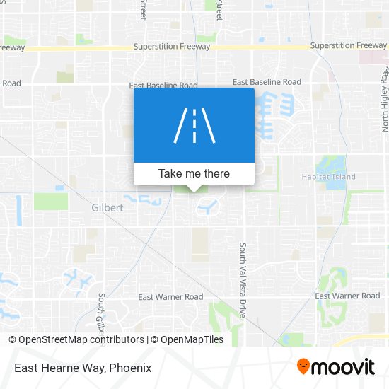 East Hearne Way map