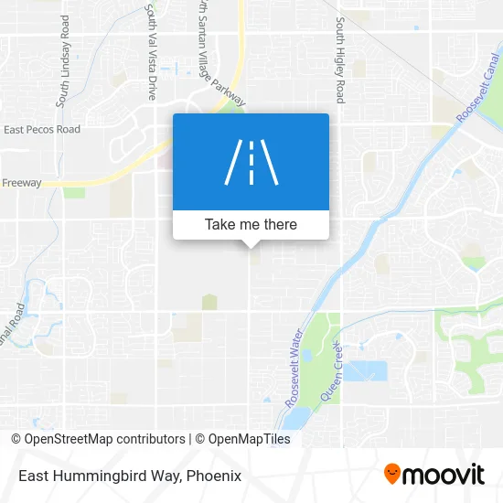 East Hummingbird Way map