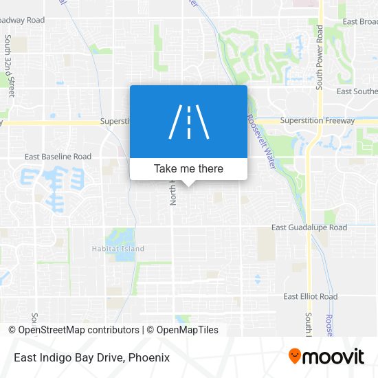 East Indigo Bay Drive map