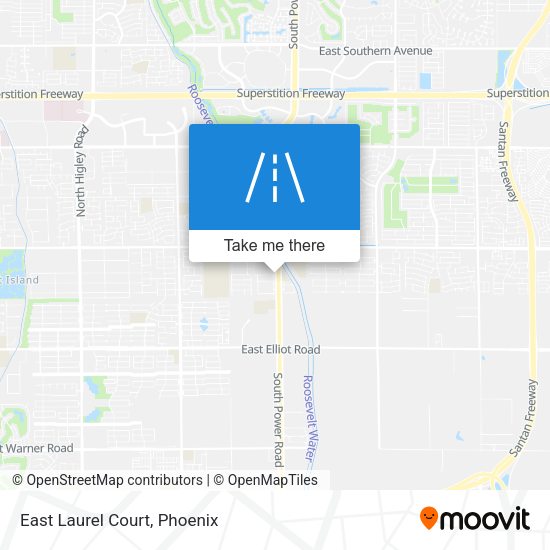 Mapa de East Laurel Court
