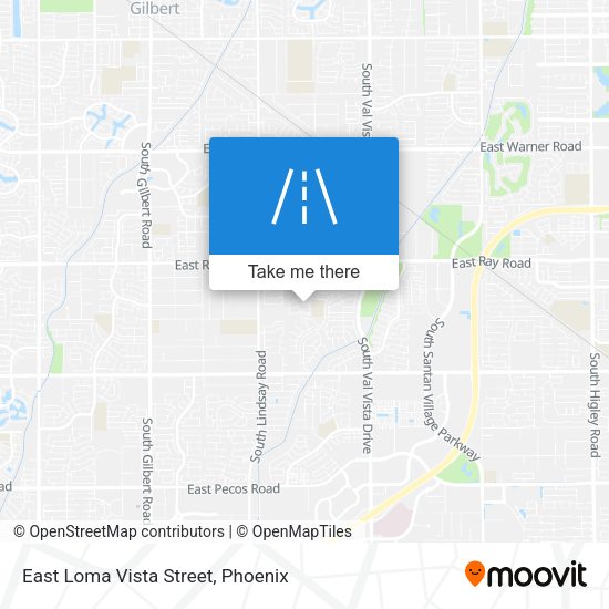 Mapa de East Loma Vista Street