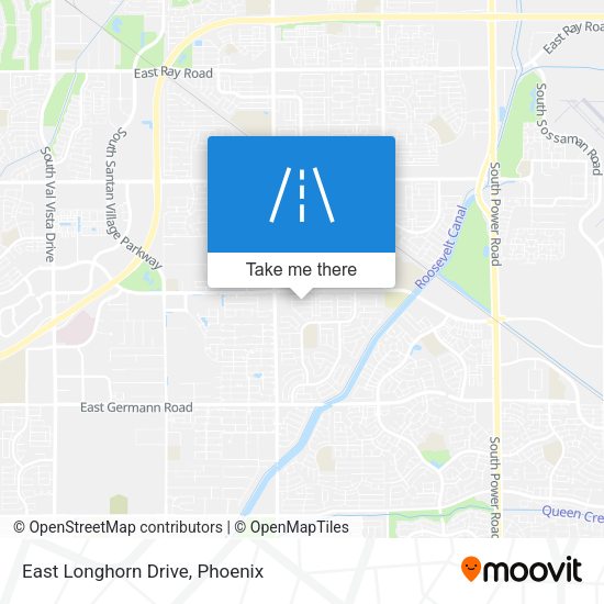 Mapa de East Longhorn Drive