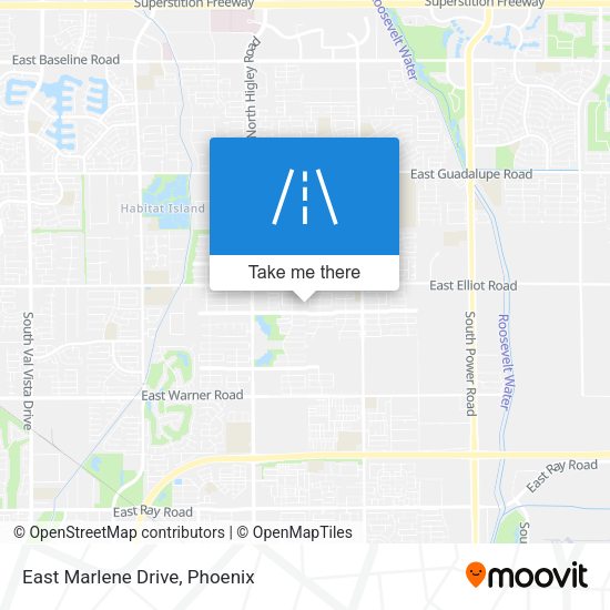 Mapa de East Marlene Drive
