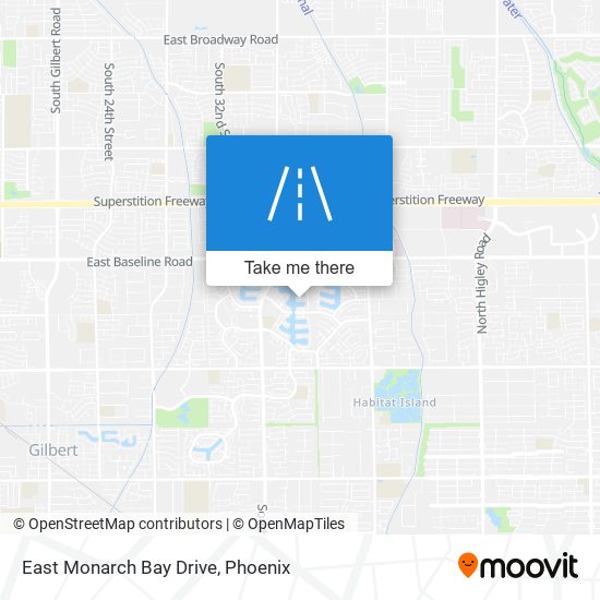 Mapa de East Monarch Bay Drive