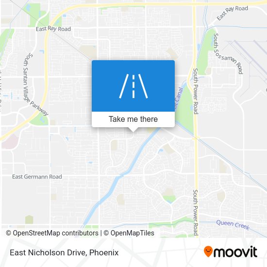 East Nicholson Drive map