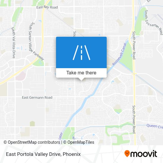 East Portola Valley Drive map