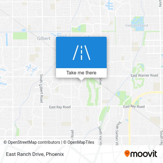 East Ranch Drive map