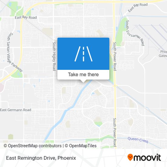 East Remington Drive map