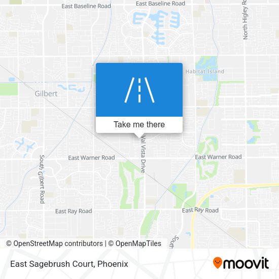 Mapa de East Sagebrush Court