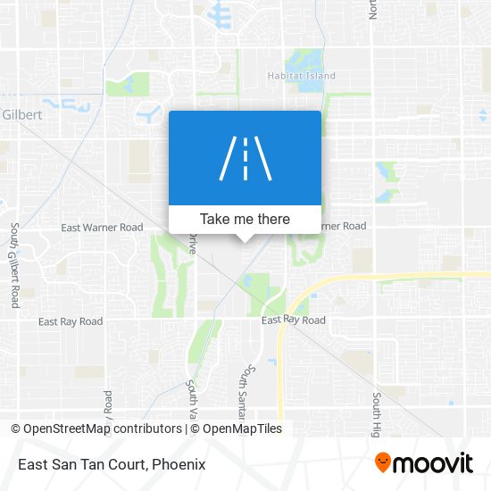 East San Tan Court map