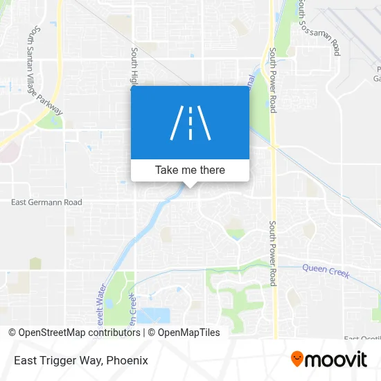 East Trigger Way map