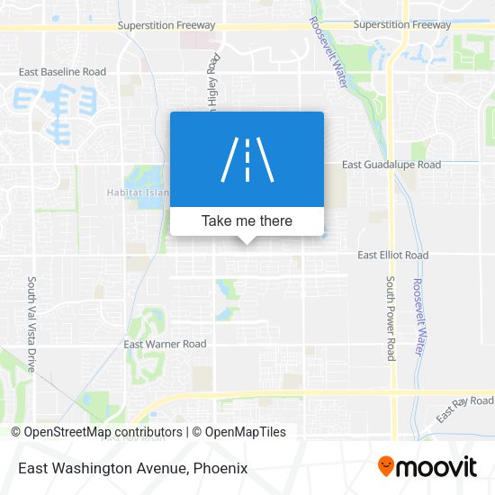 Mapa de East Washington Avenue
