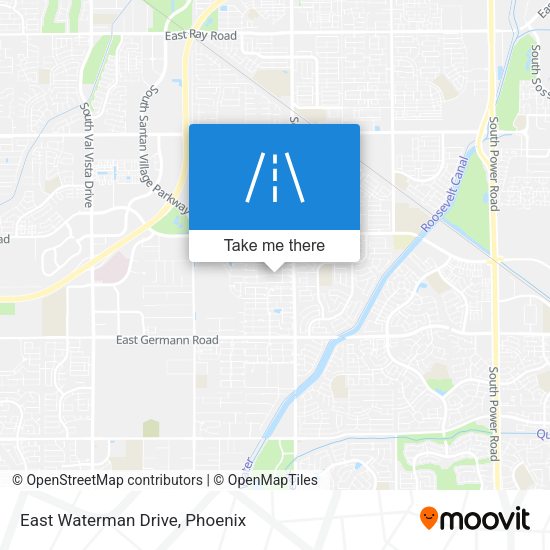 Mapa de East Waterman Drive