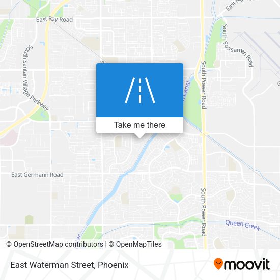 East Waterman Street map