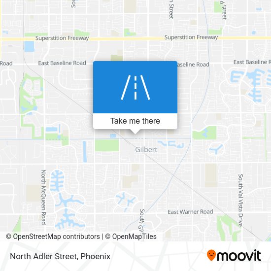 Mapa de North Adler Street