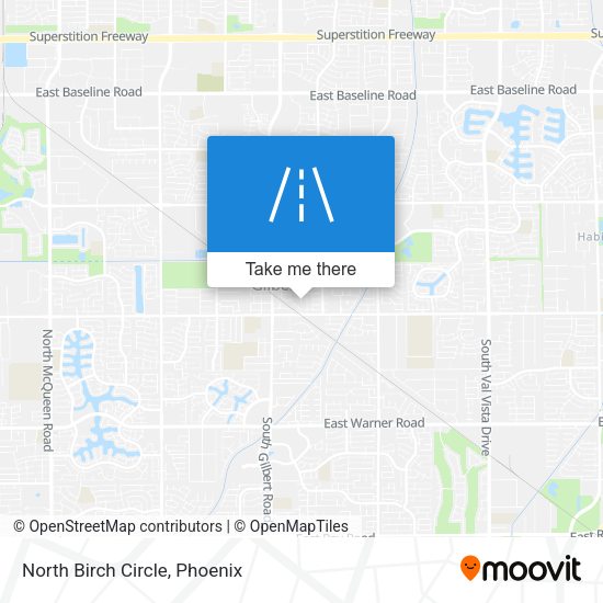 Mapa de North Birch Circle