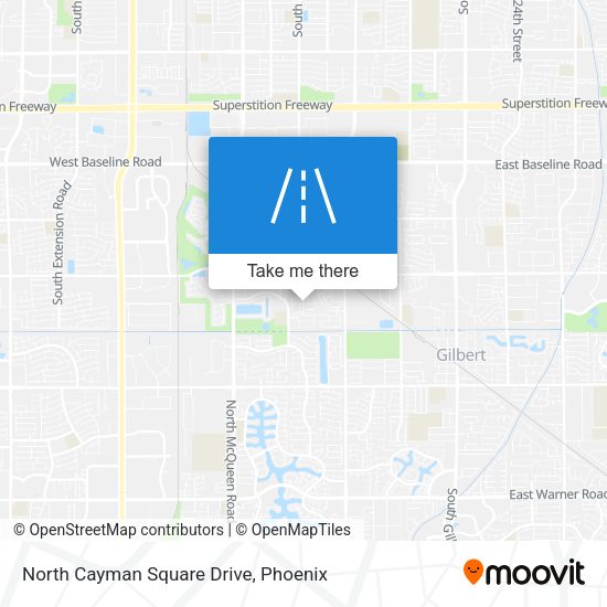 North Cayman Square Drive map