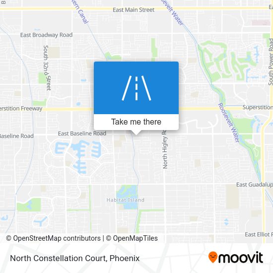 North Constellation Court map