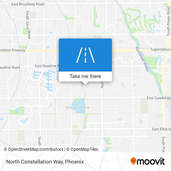 Mapa de North Constellation Way