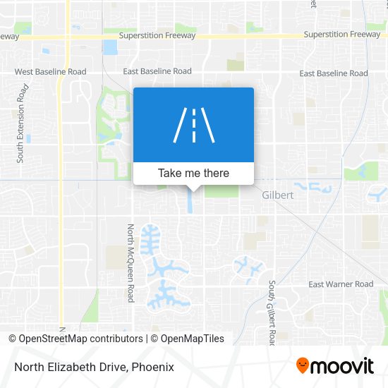 Mapa de North Elizabeth Drive