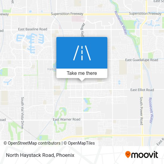 North Haystack Road map