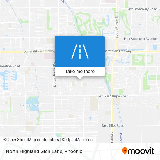 Mapa de North Highland Glen Lane