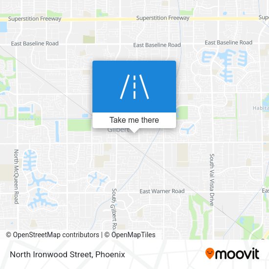 Mapa de North Ironwood Street