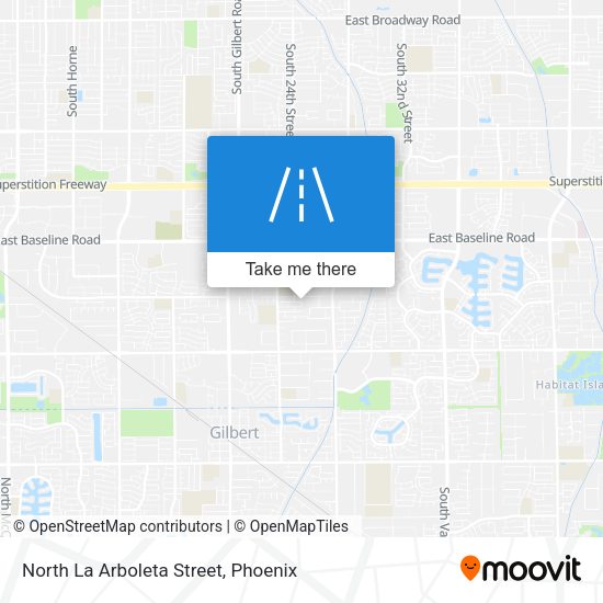 Mapa de North La Arboleta Street