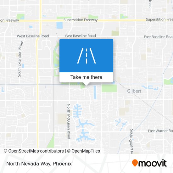 Mapa de North Nevada Way